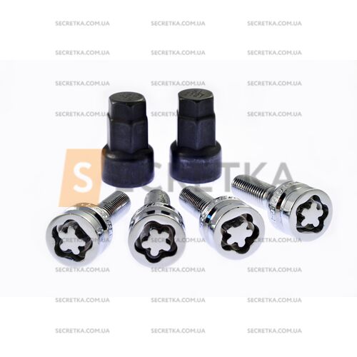 Болты секретные Starleks М12Х1,5Х28 Конус (675110KK-2Key)