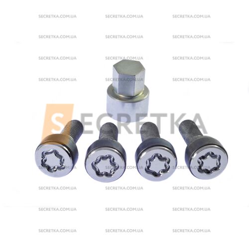 Болты секретные McGard М12Х1,5Х25.5 Конус (27207SL)