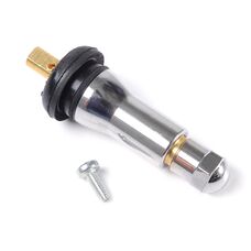 Вентиль под датчик давления резиновый TPMS Snap-in Valve Хром (17-20008C)