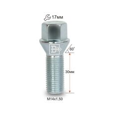 Болт колесный M14x1,5x30 Конус (074120 Z)