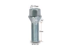Болт колесный M14x1,5x35 Конус (074137 Z)