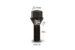 Болт колесный Vector M12x1,25x28 Конус (172110 BA)