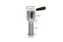 Болт колесный Vector M12x1,25x28 Конус (внутр. шестигр.) (272110 H Cr)