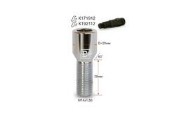 Болт колесный M14x1,5x28 Конус (внутр. шестигр.) (274110 H Cr)