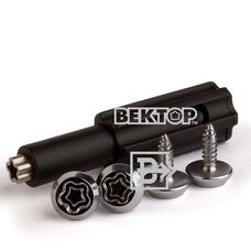 Комплект секреток C121216-4 для номеров саморез 5,2 L=16мм (C121216-4)