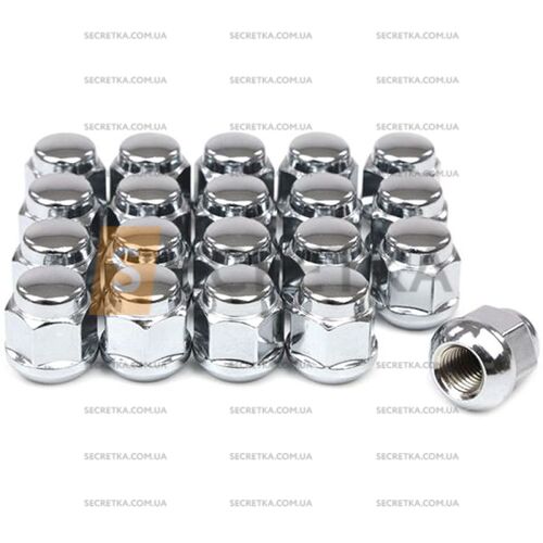 Гайка колесная ZOCAR M12x1,5x26 Сфера (S13623)