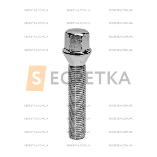 ALFARRO | Болт колесный A174244 Cr М14х1, 5х62мм Конус Хром (BMW, Volvo, Fiat, Citroen, Saab, Peugeot) Ключ 17 (Удлиненный)