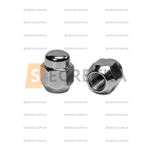 ALFARRO | Гайка колесная A702145 М12х1,5х26мм Конус (Mazda, Kia, Hyundai, Daihatsu) Закрыта Хром Ключ 21
