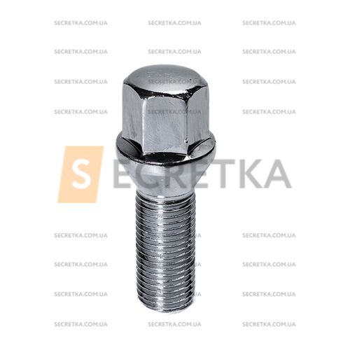 ALFARRO | Болт колесный A174120 Cr М14х1,5х30мм Конус Хром Ключ 17 (Alfa Romeo, BMW, Fiat, Citroen, Saab, Peugeot, Renault, Volvo)