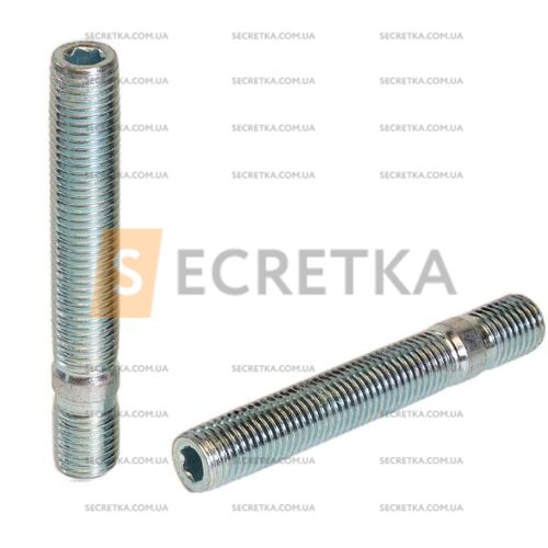 ALFARRO | Колесная шпилька резьбовая М12x1,5x15мм/М12x1,5x60мм (Общая длина 80мм)