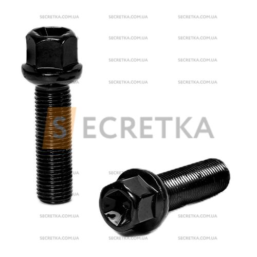 ALFARRO | Болт колесный A184177M BA М14х1, 5х45мм Сфера R14 Черный Ключ 17 (Mercedes-Benz)