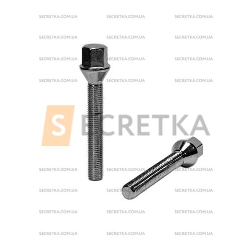 ALFARRO | Болт колесный A175295 Cr М12х1, 5х75мм Конус (BMW, Daewoo, Fiat, Nissan, Opel, Renault) Хром Ключ 17мм (Удлиненный)