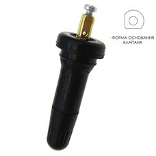 Вентиль легковий розбірний TPMS, Snap-In High Speed (гума) (72-20-449) (під датчик)