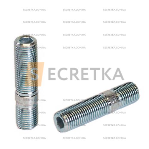 ALFARRO | Колесная шпилька резьбовая М12x1,25x15мм/М12x1,25x30мм (Общая длина 50мм)