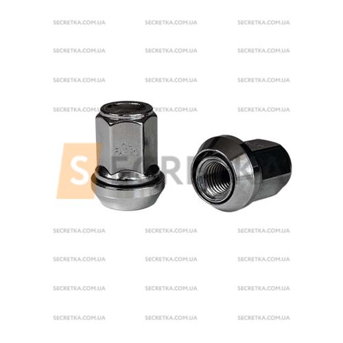 ALFARRO | Гайка колесная A801445PCD М12х1,5х34мм Конус со смещением +-1мм (Mazda, Kia, Hyundai, Daihatsu) Закрытая Хром Ключ 19