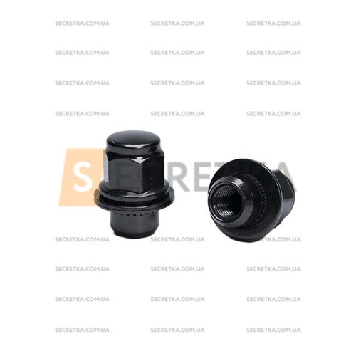 ALFARRO | Гайка колесная A723845 TI М12х1,5х37мм Пресшайба (Peugeot, Toyota, Lexus, Mitsubishi) Закрытая Бронзово-серый Хром Ключ 21