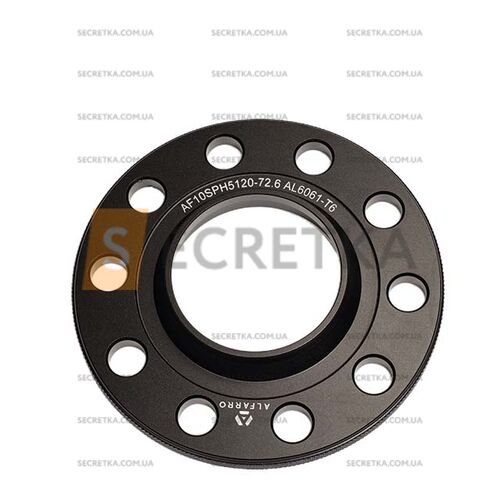 Колесная проставка 10мм PCD 5x120 DIA 72.6 для BMW под родные диски (Кованая)