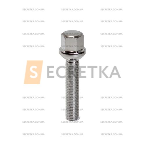 Болт колесный A185216 Cr М12х1,5х55мм Сфера Хром Ключ 17 (Audi, Mercedes-Benz, Seat, Skoda, Volkswagen) Удлиненный