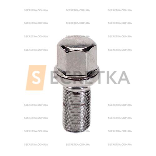 ALFARRO | Болт колесный A184095 Cr М14х1,5х24мм Сфера Хром Ключ 17 (Audi, Seat, Skoda, Mercedes-Benz, Volkswagen) под железные диски