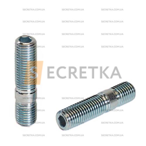 ALFARRO | Колесная шпилька резьбовая М12x1,5x15мм/М12x1,5x30мм (Общая длина 50мм)