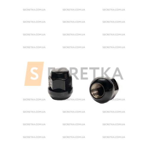 ALFARRO | Гайка колесная A401145B BA M12x1,5x27мм Сфера (Acura, Chery, Honda) Закрыта Черный Хром ключ 19