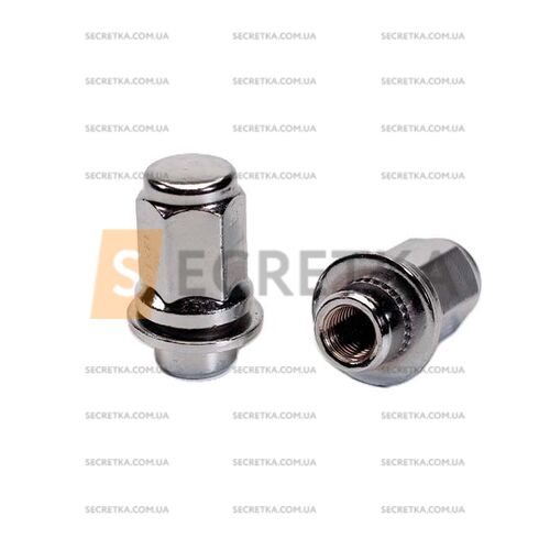 ALFARRO | Гайка колесная A724845 M12х1,5х47мм Прессшайба D-18,5 (Toyota LC Prado, Highlander; Lexus GX 470, Chery Tiggo)