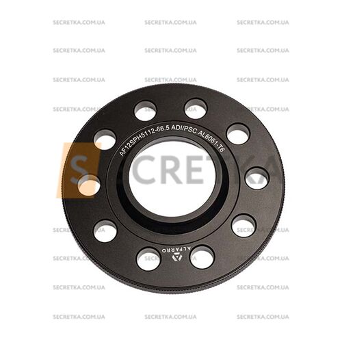 Колесная проставка 12мм PCD 5x112 DIA 66.6 для Audi, Porsche под родные диски (Кованая)