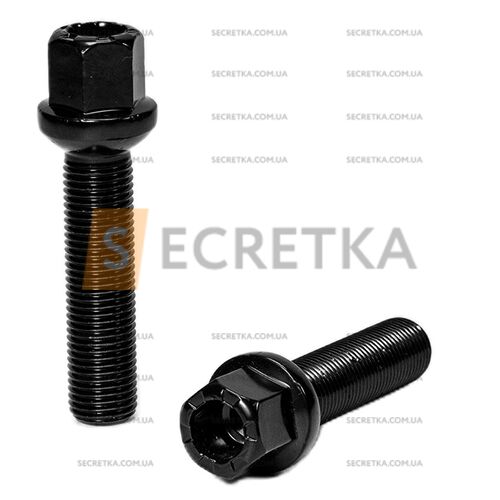 ALFARRO | Болт колесный A184216 BA М14х1,5х55мм Сфера R13 Ключ 17 (Audi, Seat, Skoda, Mercedes-Benz, Volkswagen) Удлиненный