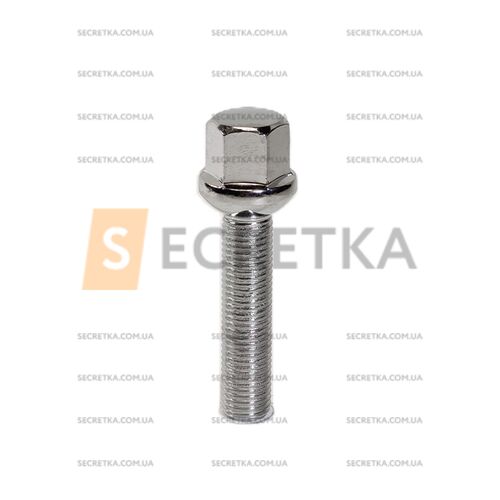 Болт колесный A185195 Cr М12х1,5х50мм Сфера Хром Ключ 17 (Audi, Mercedes-Benz, Seat, Skoda, Volkswagen) Удлиненный