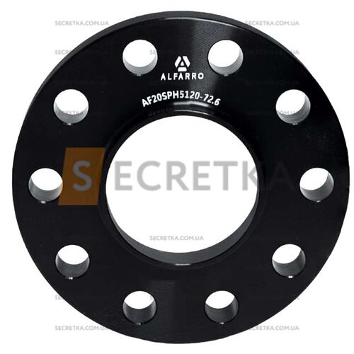 Колесная проставка 1 шт. 20 мм PCD 5x120 DIA 72.6 для BMW (Кованая)