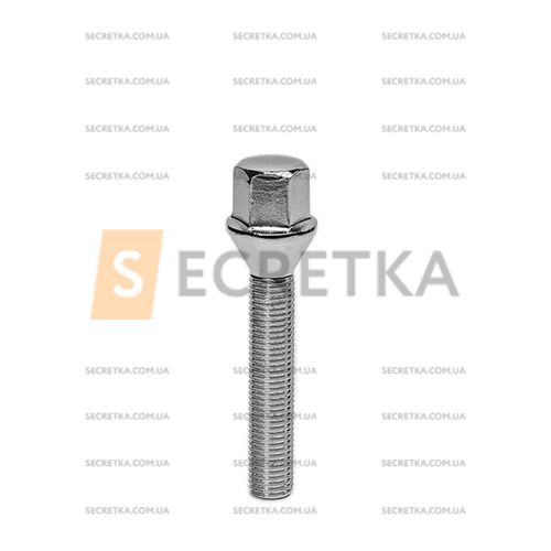 ALFARRO | Болт колесный A175235 Cr М12х1, 5х60мм Конус (BMW, Daewoo, Fiat, Nissan, Opel, Renault) Хром Ключ 17мм (Удлиненный)