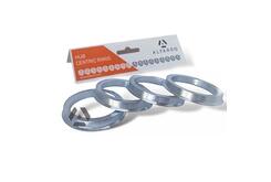 Кольца центровочные 68,1-60,1 алюминиевые комплект 4 шт.