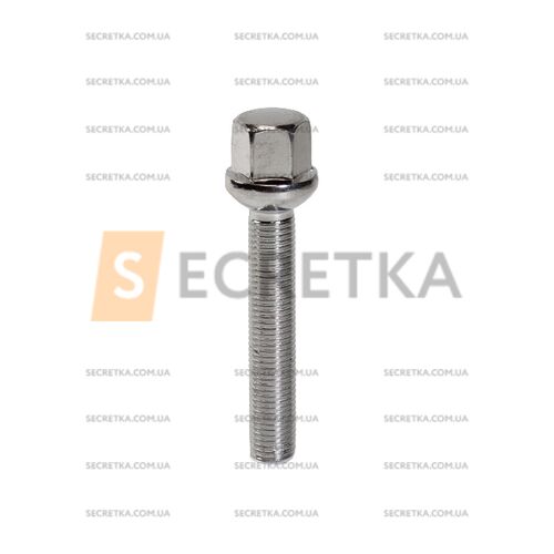 Болт колесный A185255 Cr М12х1,5х65мм Сфера Хром Ключ 17 (Audi, Mercedes-Benz, Seat, Skoda, Volkswagen) Удлиненный