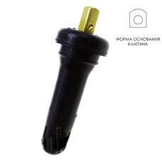 Вентиль легковий розбірний для б/к шин, L=42,5 mm, TPMS (під датчик)