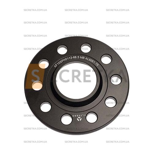 Колесная проставка 10мм PCD 5x112 DIA 66.6 для Mercedes-Benz (Кованая)