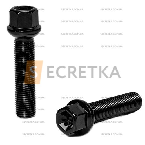 ALFARRO | Болт колесный A184216M BA М14х1, 5х55мм Сфера R14 Черный Ключ 17 (Mercedes-Benz)
