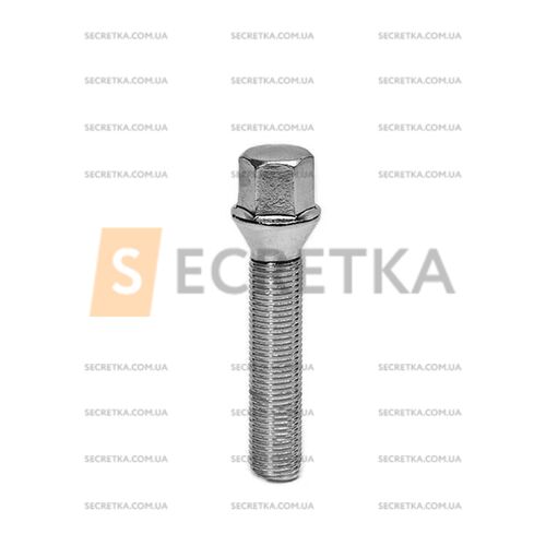ALFARRO | Болт колесный A174235 Cr М14х1, 5х60мм Конус Хром (BMW, Volvo, Fiat, Citroen, Saab, Peugeot) Ключ 17 (Удлиненный)