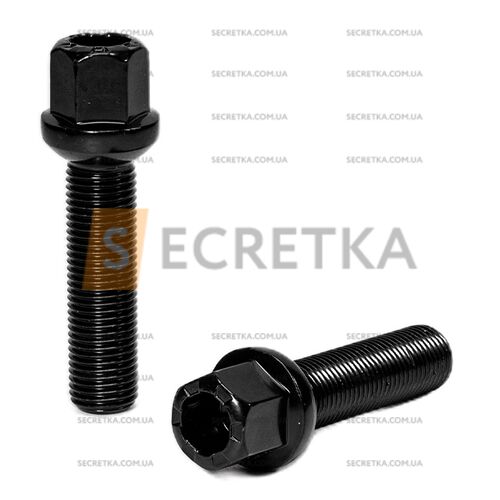 ALFARRO | Болт колесный A184195 BA М14х1,5х50мм Сфера R13 Ключ 17 (Audi, Seat, Skoda, Mercedes-Benz, Volkswagen) Удлиненный