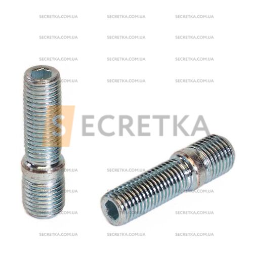 ALFARRO | Колесная шпилька резьбовая М14x1,5x15мм/М12x1,5x30мм (Общая длина 50мм)