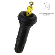 Вентиль легковий розбірний для б/к шин, L=42,5 mm, TPMS (під датчик)