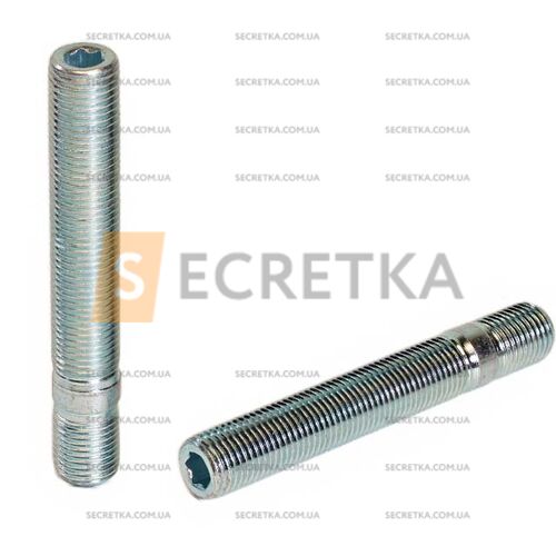 ALFARRO | Колесная шпилька резьбовая М12x1,25x15мм/М12x1,25x60мм (Общая длина 80мм)